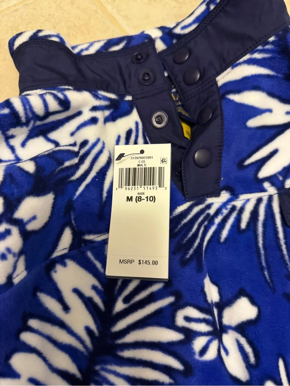 Unisex Polo Ralph Lauren kid boy 8-10 Fleece Pullover Sweater - Cozy